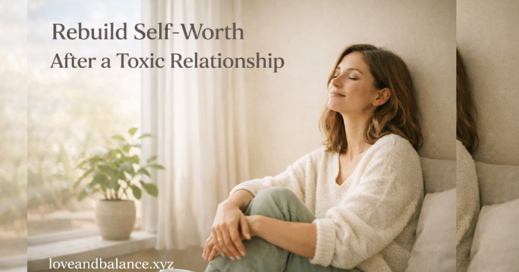 Rebuild Self-Worth After a Toxic Relationship: A Step-by-Step Healing Guide