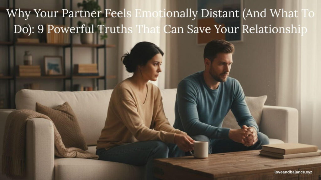 Why Your Partner Feels Emotionally Distant (And What To Do): 9 Powerful Truths That Can Save Your Relationship