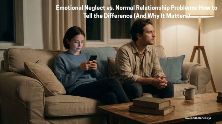 Emotional Neglect vs. Normal Relationship Problems: How to Tell the Difference (And Why It Matters)