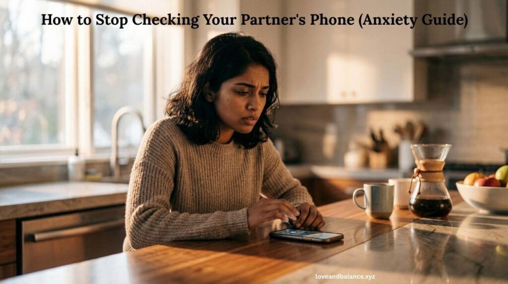 How to Stop Checking Your Partner's Phone (Anxiety Guide)