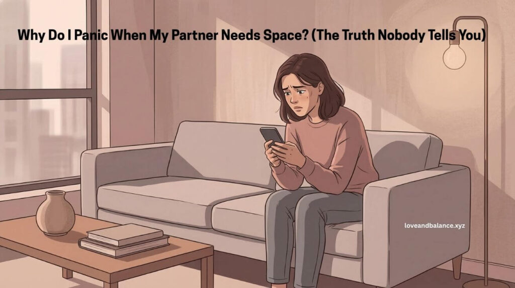 Why Do I Panic When My Partner Needs Space? (The Truth Nobody Tells You)