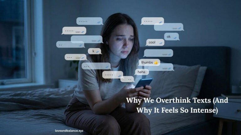 Why We Overthink Texts (And Why It Feels So Intense)