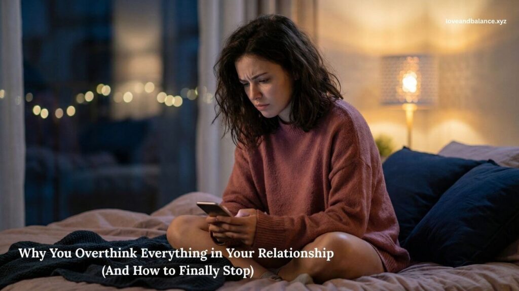 Why You Overthink Everything in Your Relationship (And How to Finally Stop)