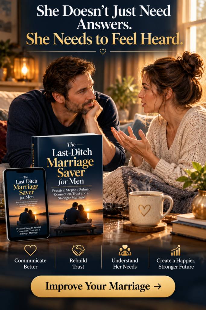 The Last Ditch Marriage Saver for Men